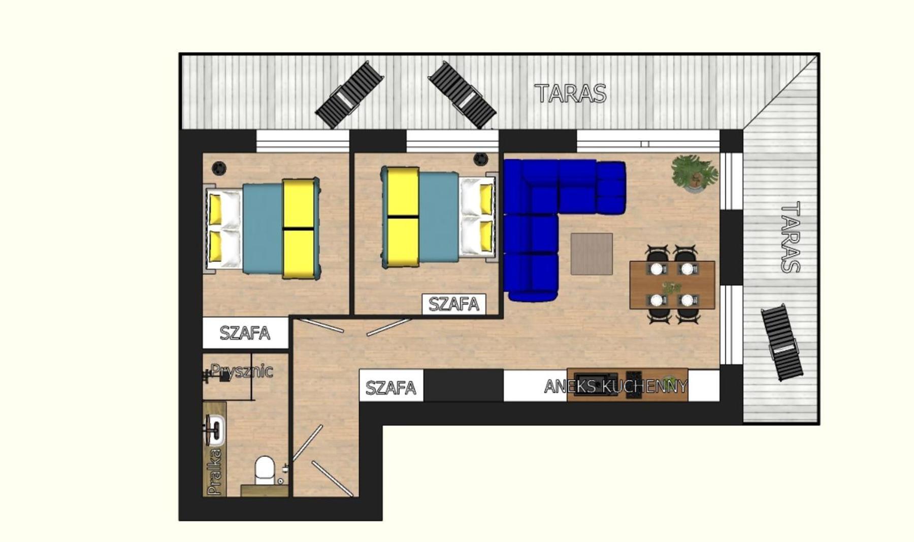 Perlowa Przystan - Apartamenty Komfort Widok Na Morze, Parking Сянозеты Экстерьер фото